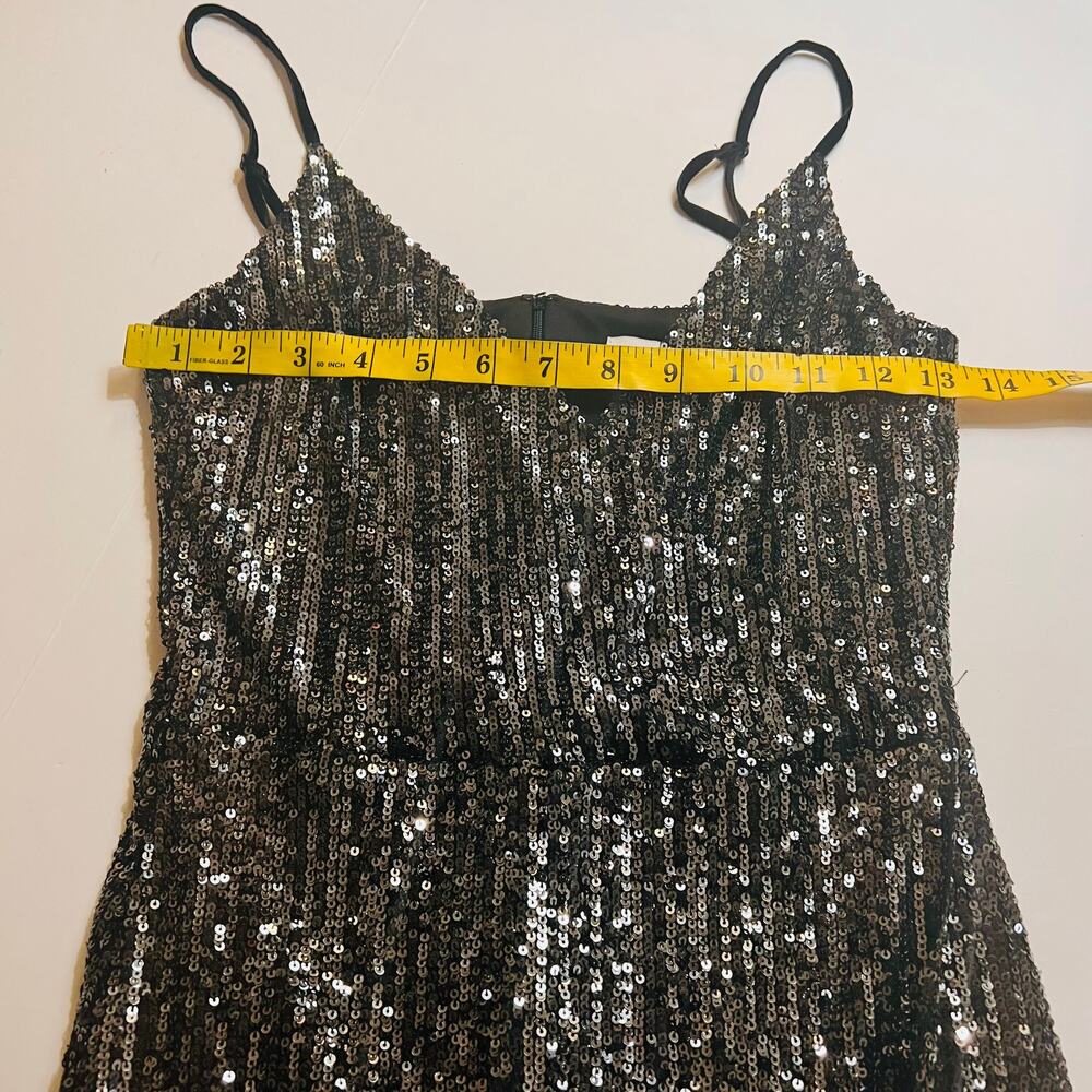 Cupcakes & Cashmere Joelle Sequin Tulip Dress Size XS Black - Picture 8 of 11